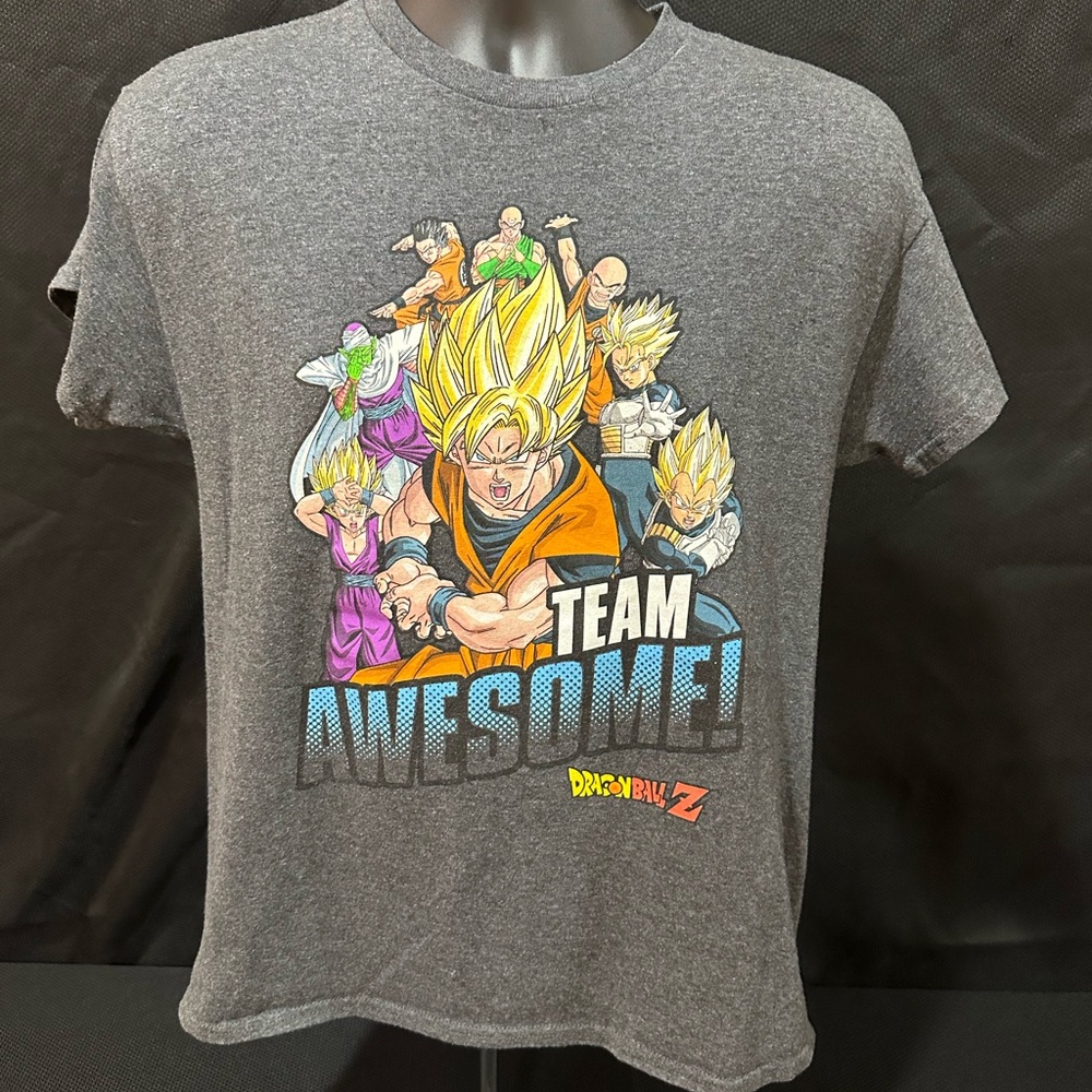Gray Team Awesome Kids Tee